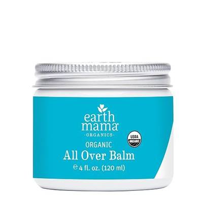 Earth Mama Organic All Over Balm - 4 oz - Certified Organic by Oregon Tilth Baby Face Cream & Lotion Alternative - Multi-Purpose Baby Face Lotion for Sensitive Skin