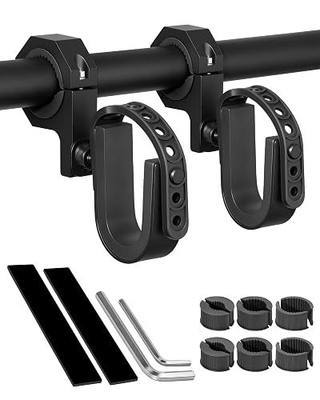 ZHILXN 2-Pack UTV Gun Rack with Protective Foam Fit for 1" to 2" Roll Cage | Heavy Duty, Adjustable Gun Mount with Non-Slip Strap, Tool Holder for Polaris RZR SXS Ranger Can-Am Golf Cart Snowmobile