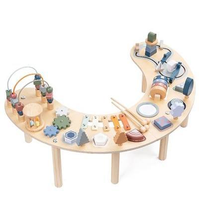Montessori Activity Table for 1-3 Year Old | Large Size Busy Board & Sensory Toys | Learning Activity Table for Baby for 1 Year Old Boy or Girl