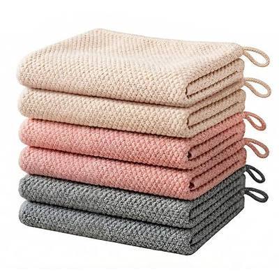 Barista Towels - 6 Pack (12”x12”) Microfiber Coffee Cleaning Cloth Set, Espresso Accessories for Bar Counter, Steam Wands, Essential Coffee Bar Accessories with Hanging Loop