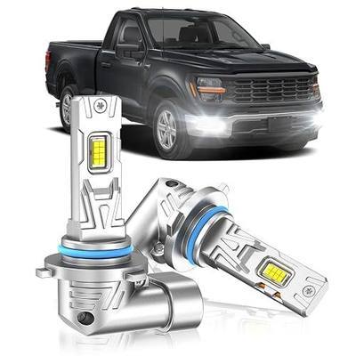 Fog Light Bulb Fit for Ford 2004-2024 F150 2005-2022 F250 F350 F450 | 18000 Lumens 6000K White Fog Lights, 600% Upgraded Brightness, 60000+ Hours Lifespan, Plug and Play, Pack of 2