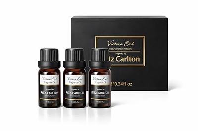 Luxury Hotel Collection Diffuser Oil(3x0.34 fl oz) Inspired by Ritz-Carlton |Essential Oil for Diffuser,Humidifier,Aromatherapy,Candle and Soap Making,Gift for Women