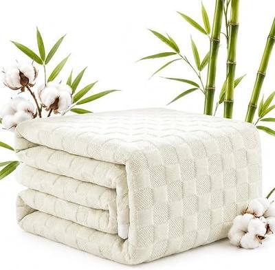 Waterproof Mattress Protector Queen, Organic Cotton, White | Organic Cotton 250GSM 3D Waffle, Noiseless TPU Waterproof, Deep Pocket 8-18" Fit, OCS & OEKO-TEX Certified, Washable