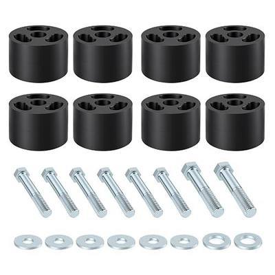MARINOVA 1.25" Front Seat Riser Kit for 1997-2006 4WD Jeep Wrangler TJ, fits 2004-2006 4WD Jeep Wrangler TJ Unlimited, Black