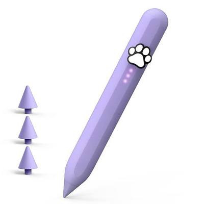 Kid-Friendly Stylus Pen for iPad(2018-2025), Fast Charge Kids Active Pencil with Tilt Sensitivity & Palm Rejection for iPad 11/10/9/8/7/6, Air 7/6/5/4/3/M3/M2, Pro 13"/12.9"/11"/M4, Mini 7/6/5, Purple