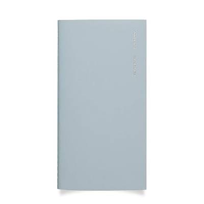 Cloth & Paper Travel Notebook | Daily Wellness Planner – Smoked Salt | Pocket Plus Wellness Planner 3.2" x 6" | Habit Tracker & Self Care Journal for Goals, Gratitude & Reflection – Soft Touch Cover