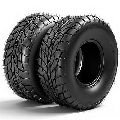 19x7-8 ATV UTV Tires, Set of 2, 19x7x8 Mini Bike Street Tires | 6PR Heavy Duty All-Terrain Tire,Tubeless,Directional Tread for Mud, Trail, Sand