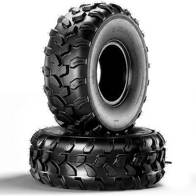 18x9.50-8 ATV Tires,4PR All-Terrain Tires,Tubeless,Pack of 2 | 18x9.50x8 ATV Go Kart Tires for Sand Mud Trail,Directional Tread,Include 2 Tires,not Wheel