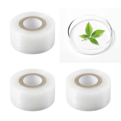 3 Rolls Clear Petri Dish Film, 984Ft x 1.2'' Moisture Proof Lab Sealing Film All Purpose Stretchable Plastic Laboratory Poly Films Self-Sealing Wrap for Petri Dish and Plant Nursery Grafting