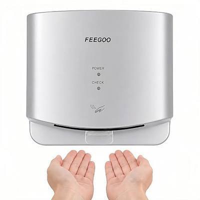 Silver High Speed Automatic Hand Dryer, 110V 1300W Wall Mounted