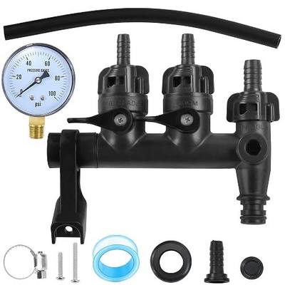 Sprayer Manifold Kit(Replace for 7771967), Compatible with Fimco Current and Previous Sprayers, Leak-Proof with Quick Connect and Integrated Shut-Off Valves (9.8")