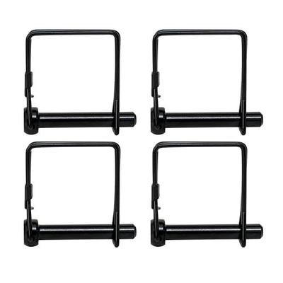 4 Pack 5/16x1-3/4Trailer Hitch Pin Black Heavy Duty Towing Coupler Pin Quick Release PTO Shaft Locking Pin Rust Proof Hitch Clip for Truck Trailer Tractor