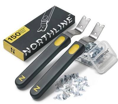 Glazier Point Driver with Magnetic Head, 2-Pack – Framing Tool for Picture Frame Hardware & Window Glazing, Includes 150 Premium Glazier Points