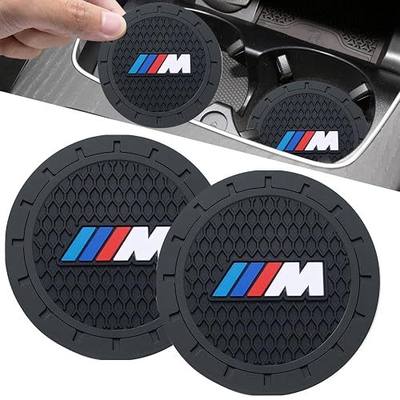 Car Cup Holder Coaster Fit for BMW M M2 M3 M4 Recessed Silicone Cupholder Coaster Interior Accessories 2.75in 2Pack
