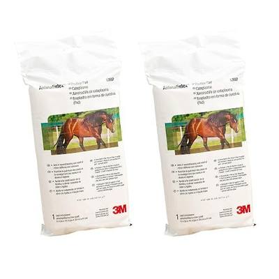 3M Animalintex Poultice Pad for Horses, 8 in. x 16 in. Hot or Cold Veterinary Dressing for Abscess Care, Hoof Support, Leg Injury Protection, First Aid Wrap/Bandage, 2-Pack