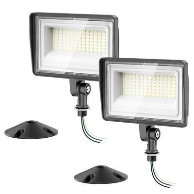 Onforu 2 Pack 90W LED Flood Lights Outdoor with Knuckle Mount, 9000LM 6500K Wall Security Lights, IP66 Waterproof Exterior LED Lights for Yard, Garage, Garden, Driveway, Patio