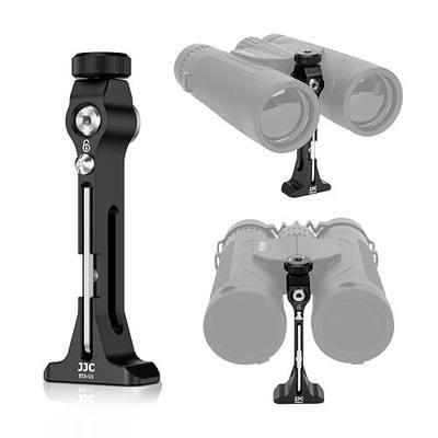 JJC Binocular Tripod Mount Adapter Quick Release 1/4-20 Thread & Arca Mount | Universal, for Most Binoculars, Portable Binocular Accessories for Bird Watching, Sports, Sightseeing, Hunting