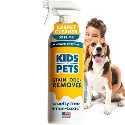 KIDS 'N' PETS Stain & Odor Remover for Carpet, Fabric & Furniture, 32 oz | Dog Pee & Cat Urine