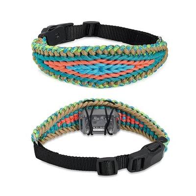 Replacement Strap E Collar Cover for Medium Dogs with 16-22" Neck Size - Adjustable Nylon Cord, Quick Release Buckle, Compatible with Dogtra, Educator, SportDog, Garmin, Bousnic, Jugbow (Baja)