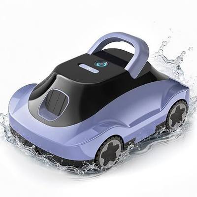 (2026 Upgrade) Cordless Robotic Pool Cleaner, Automatic Pool Vacuum for Above Ground & Inground Pools, 180-Min Runtime, 3L Basket for Leaves & Debris, Auto-Parking, Powerful Suction up to 2200 Sq.Ft