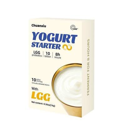 Chuanxiu Yogurt Starter Culture with LGG Probiotic Strains Premium DIY Homemade Yogurt Powder No Additives, Keto & Vegetarian Friendly