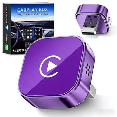 2026 Wireless Car Adapter - Universal Smart Screen Converter, USB-C/Type-C, Plug & Play, Zero Delay Needs Built-in Vehicle System (Purple)