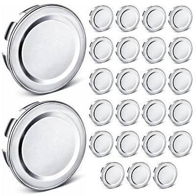 1-1/2-Inch Snap-in Knockout Seals (25 Pack) Zinc-Plated Steel Electrical KO Hole Covers for Outlet Boxes, Junction Boxes and Metal Enclosures