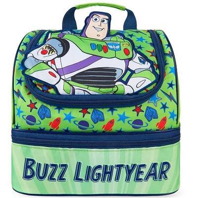 Get Trend Disney Toy Story Buzz Lightyear Insulated Lunch Bag | Reusable Kids Snack Bag, Zipped Cooler Bag with Handle and Strap for School, Picnic, Travel Gifts for Boys