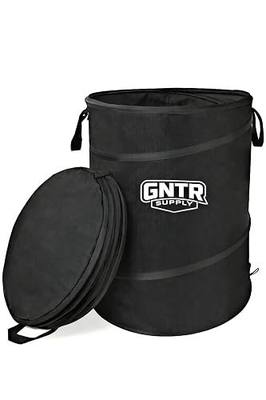 GNTR Supply Deluxe Durable Pop-Up Trash Can – Collapsible Garbage Bin with Zippered Lid for Camping, Home, and Outdoor Use – 30 Gallon
