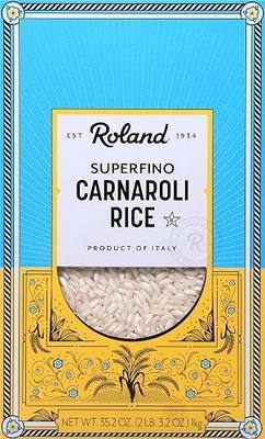 Roland Foods Superfino Carnaroli Rice, Specialty Imported Food, 35.2 Ounce, Pack of 1