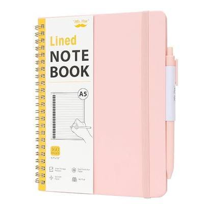 Mr. Pen- Lined Spiral Journal Notebook, A5 (5.7"x7.9"), 160 Pages | Hardcover Spiral Bound College Ruled Notebooks with Pen and Sticky Tabs for Notes, Journaling, School & Daily Planning