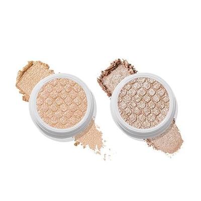 ColourPop Glimmering Neutrals Super Shock Eye Shadow Duo - High-Pigment, Crème-Powder Eye Makeup - Glitter Eyeshadow Set with Zero Fallout and Unique Bouncy Texture (2 Count)