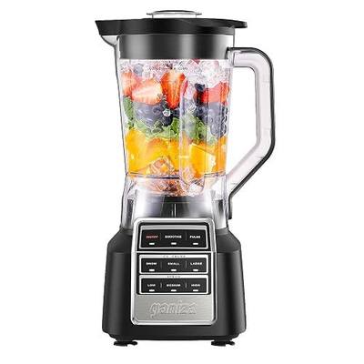 Ganiza Smoothie Blender Max 1800W, Professional Blenders for Kitchen | 64 oz Large Capacity Pitcher, 3 Manual Speeds Maker for Smoothies, Shakes, Frozen Drinks, Sauces, Salsa, Full-Size Countertop