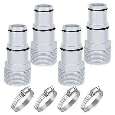 Pool Hose Adapter Replacement for Above-Ground Pool Sand Filter Pump - Connect 1-1/4" or 1-1/2" Pool Hoses - Compatible with Hayward SPX1091Z7 or SPX1091Z4 (A-Adapter)