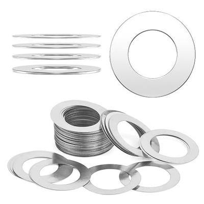 Shim Washer 10 x 16 Precision Spacers Kit 80 Pcs 20 Units x 0.1/0.2/0.3/0.5mm Thick 304 SS Flat Shim for Bearings Gearboxes CNC & RC Tuning, DIN 988