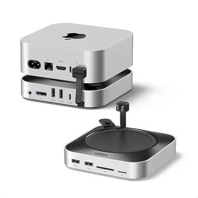UGREEN Mac mini M4 Dock DP Hub 4K@144Hz with NVMe Enclosure | 10G USB-A/C, SD/TF slots, audio port, M.2 NVMe enclosure, for Mac mini M4/M4 Pro 2024
