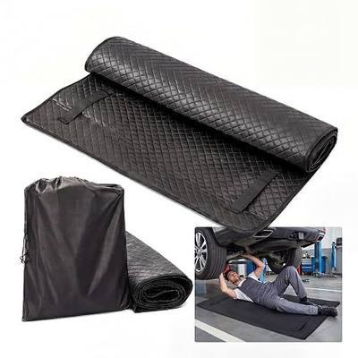 Rolling Creeper Mat, 60x28 Inch Foldable Under Car Repair Mat with Storage Bag, Portable Mechanics Pad for Low Clearance, Automotive Garage Ground Work Tool