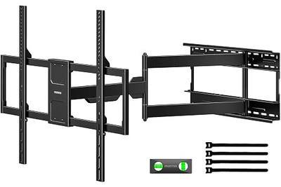 monTEK XL 40” Long Arm TV Wall Mount for 50-100 inch TVs up to 176 lbs | ±90° Swivel, +5°/-15° Tilt, ±5° Leveling, 4X Load Tested, Max VESA 800x600, Fits 16-24” Studs, Preassembled