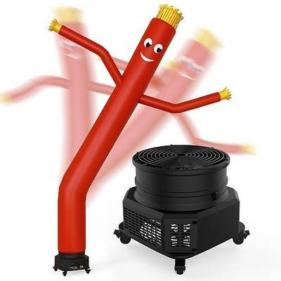 Inflatable Tube Man,10 ft Wacky Wavy Inflatable Tube Guy with 12 inch Blower,Blow Up Tube-Men for Outdoor Decoration,Mall Opening,Business Advertising,Red