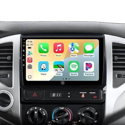 Car Stereo Radio for Toyota Tacoma 2005-2015, Wireless CarPlay Android Auto | 9-inch IPS HD touchscreen, 32G storage, 5G WiFi GPS navigation, Bluetooth FM AM SWC, plug-and-play, 1080P backup camera