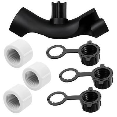 Racing Fuel Jug Cap Kit with X Shape Hose Bender | Set Includes 3 Hose Caps,3 Vent Caps & X Shape Bender; Dust-proof parts fit VP Racing, EGS, Scribner 5.5 Gallon Fuel Jugs