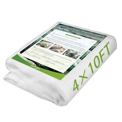 Garden Netting & Plant Netting, 4'x10' Fine Mesh Plant Protection Barrier, Garden Net Covers for Raised Beds, Mesh Fencing & Tree Net Bags, Protect Vegetables, Fruits, Plants & Flowers