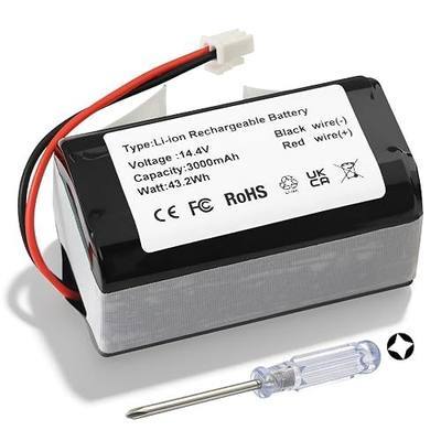 RVBAT85004 RVBAT85005 Battery Replacement for Shark Matrix Robot UR2360EEUS | UR2360 UR2360S RV2610 AV2511AE RV2610WFUS RV2610BTUS RV2620WFUS UR250BEXUS RV9155WXUS RV2400WS RV240BLXUS RV2402WD RV2402WXUS
