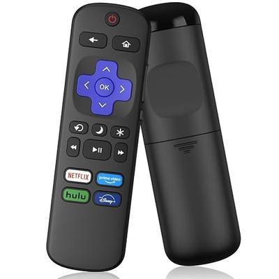 Replacement Remote Control for Roku TV, Compatible for TCL Roku/Hisense Roku/Onn Roku/Sharp Roku/Element Roku/Westinghouse Roku/Philips Roku/Sanyo Roku Smart TVs (Not for Roku Stick,Box and Players)