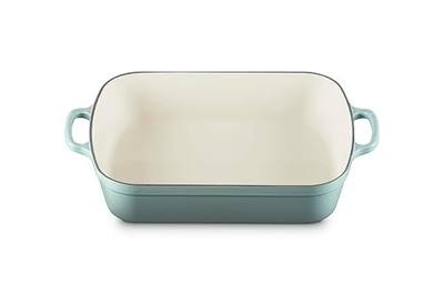 Le Creuset Enameled Cast Iron Rectangular Roaster, 5.25 qt., Sea Salt | 5.25 qt. (9.8" x 13")