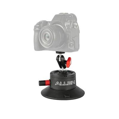 Allen Smart Suction® SNAP Camera Mount, Model SB-03, Compatible with DSLR, Mirrorless, Compact, DJI, Insta360, and GoPro-Style Action Cameras