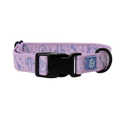 Lucy & Co. Magnificent Mermaid Pearl Dog Collar, Adjustable Durable Dog Collar with Cute Print, Small
