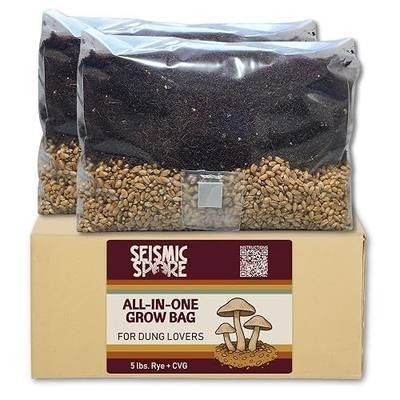 5 lb All-in-One Mushroom Grow Bag - 2 Pack