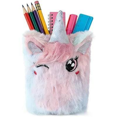 Cute Pen Container Holder Desk Decoration Stocking Stuffers Creative Multi-Functional Pen/pencil Holder Desk Organizer Accessory Makeup Storage Office Home Art Supply