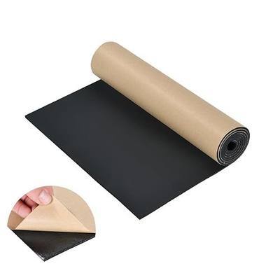 NYXOVA Neoprene Foam Sheet 1/8" x 12" x 48" with Adhesive Backing | High Density Closed Cell Foam for DIY Crafts, Gaskets, Sealing, Weatherproofing, Sound & Vibration Dampening